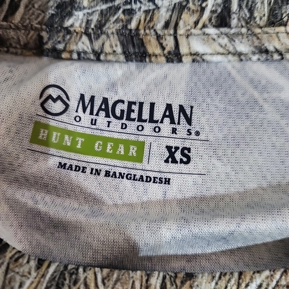 Magellan Mossy Oak Youth XS Long Sleeve Mesh Wicking Hunting Brush NWT Camo - Picture 6 of 8